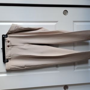 Loft Tan, Curvy Slim, Cropped pants.